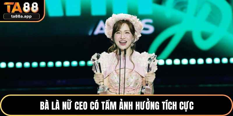 Thảo Hoàng 3 Bà là nữ CEO có tầm ảnh hưởng tích cực