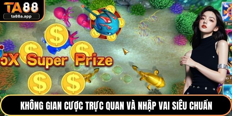 Bắn Cá H5 – Trải Nghiệm Săn Xu Mượt Mà Cực Thân Thiện 3 Không gian cược trực quan và nhập vai siêu chuẩn