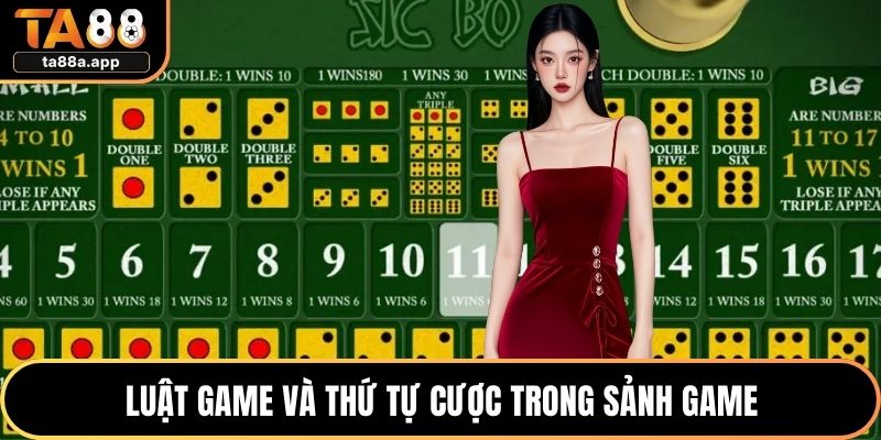 Tài Xỉu Online – Giải Mã Sức Hút Của Trò Chơi Xác Suất 2 Luật game và thứ tự cược trong sảnh game